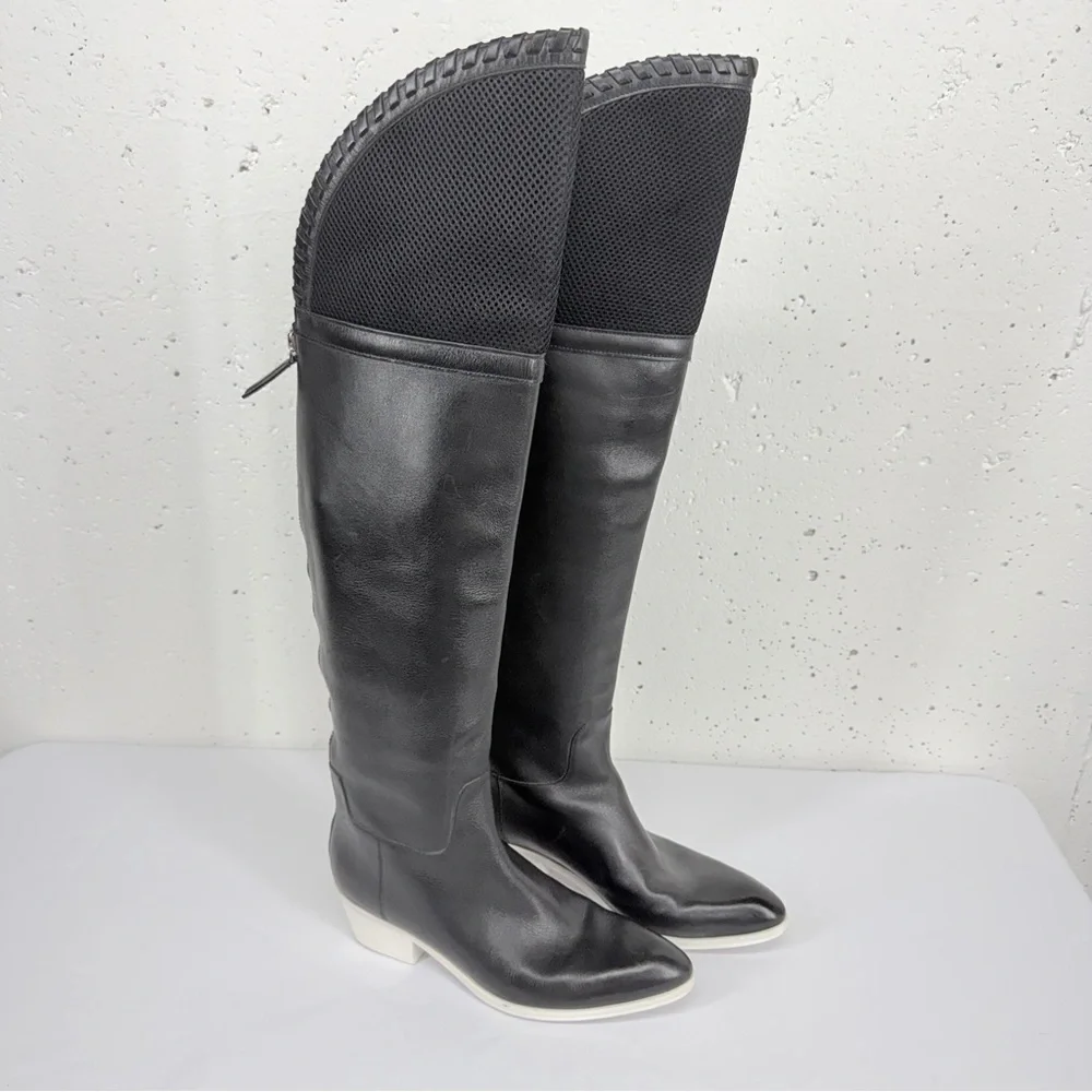 Alexander Wang Women’s size 40 Lovanni Black Leather Over The Knee Boots